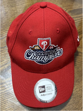 PHILADELPHIA PHILLIES MLB 2009 LEAGUE CHAMPIONS NEW ERA HAT CAP OSFM